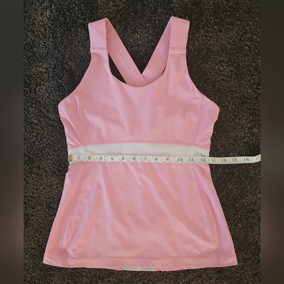 Lululemon pink cross racer back tank top size 4 - Picture 9 of 9